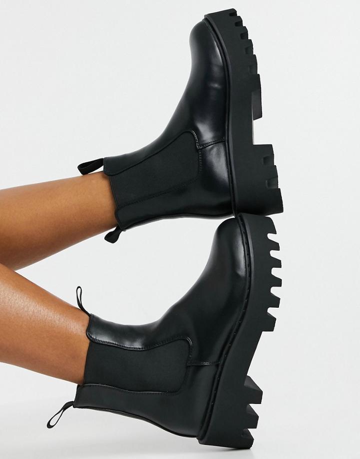Lamoda Chunky Chelsea Boots In Black