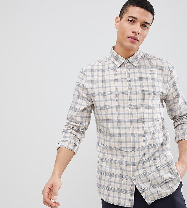 Noak Oversized Check Shirt In Pink - Pink