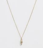 Orelia Gold Plated Shell Pendant Necklace - Gold