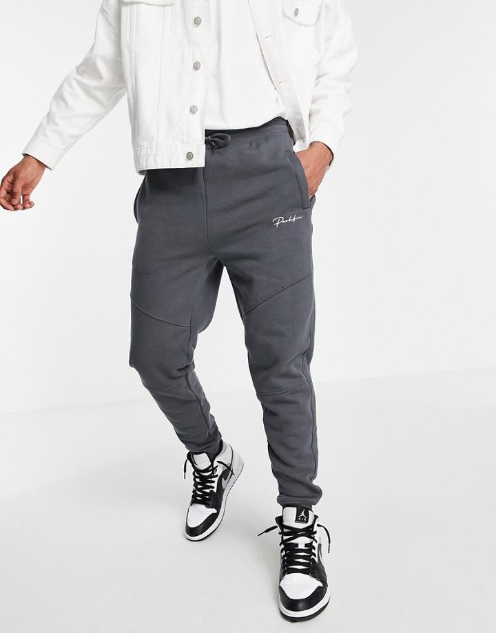River Island Prolific Sweatpants In Gray-grey