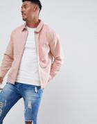 Boohooman Jacket With Ring Detail In Pink - Pink