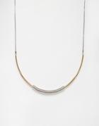 Weekday Spiral Necklace - Mixed Metal
