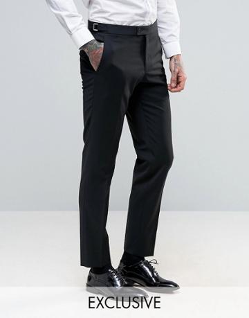 Hart Hollywood Skinny Suit Pants - Black