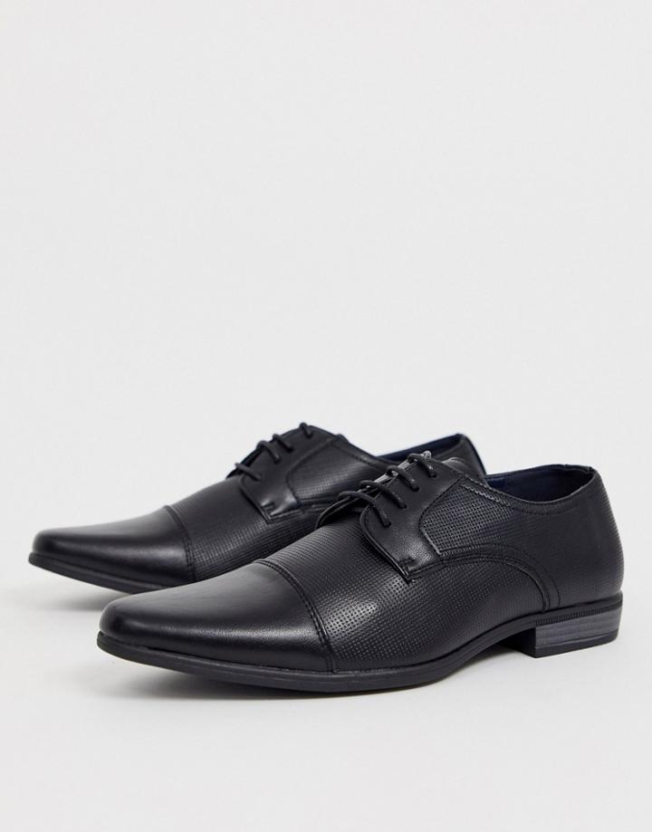River Island Derby Shoes In Black