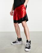 Nike Basketball Dri-fit Durasheen Polyknit Shorts In Red
