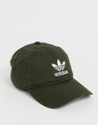 Adidas Originals Cap With Logo In Khaki - Green