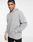 Topman Hoodie In Gray Heather-grey