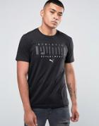 Puma Logo T-shirt In Black 83833101 - Black