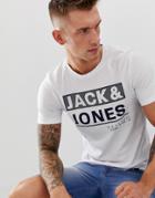 Jack And Jones Core Logo T-shirt-white