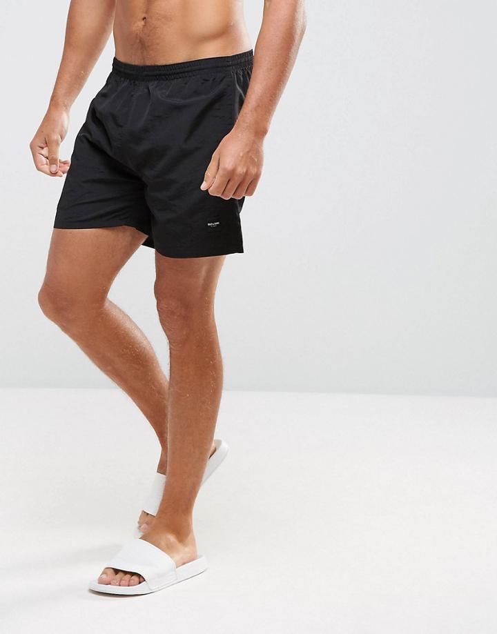 Only & Sons Swim Shorts In Black - Black