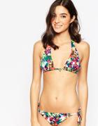 Gossard Hot Tropic Triangle Bikini Top - Prt