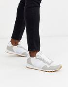 Jack & Jones Premium Sneaker In White Combo