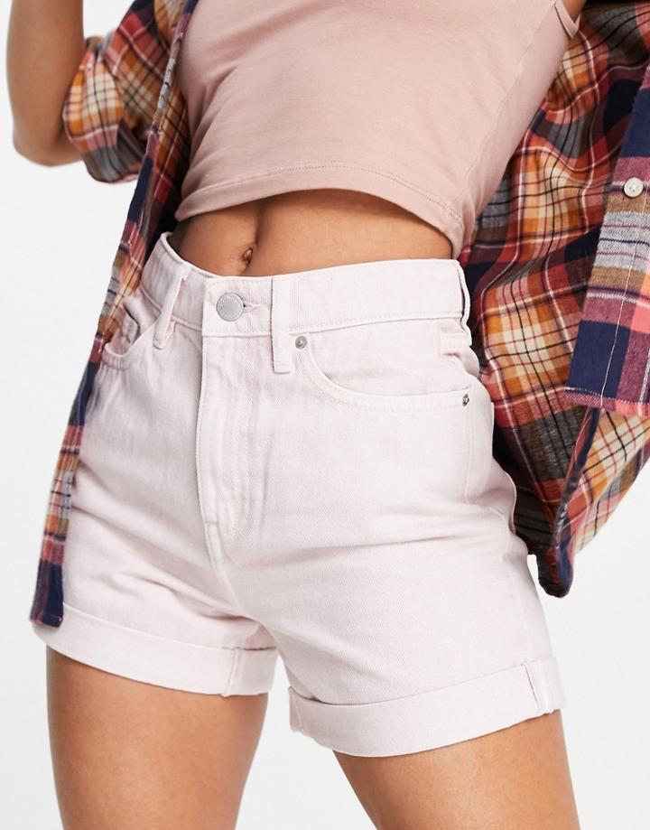 Miss Selfridge Boyfriend High Waist Short In Pink