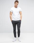Asos Super Skinny Joggers And Roll Sleeve T-shirt 2 Pack Save - Multi