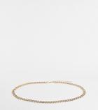 Asos Design Curve Chunky Curb Chain Belt In Gold