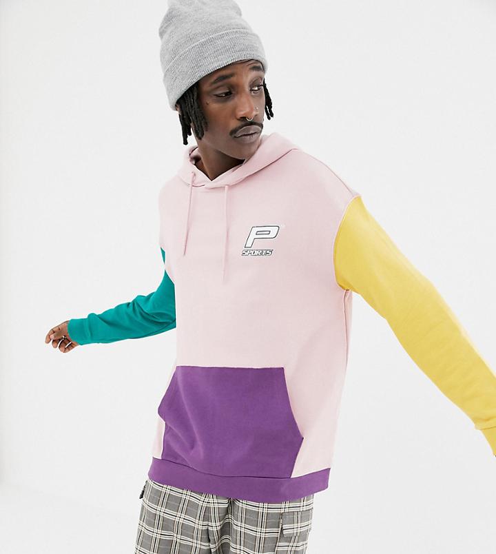 Puma Organic Cotton Color Block Hoodie In Exclusive At Asos - Multi
