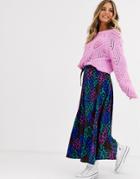 Fabienne Chapot Wonder Patchy Leopard Midi Skirt