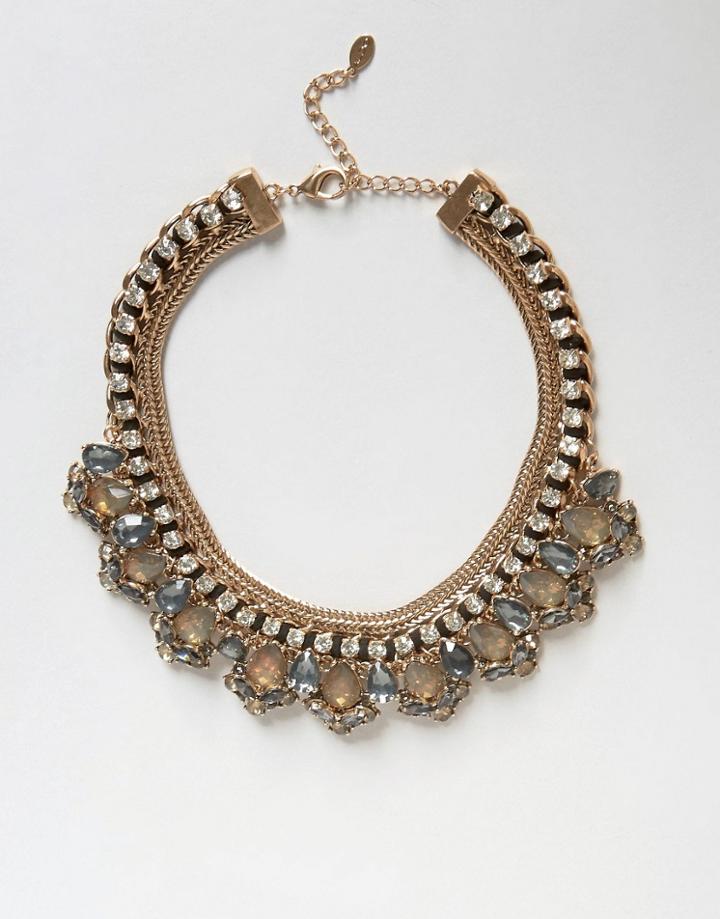 Aldo Metal Chain Necklace - Silver