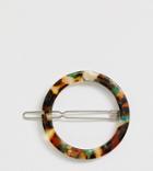 South Beach Mixed Tortoiseshell Resin Hair Clip - Brown