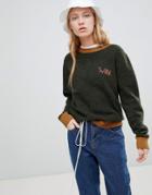 Shae Wild Alpaca And Merino Wool Blend Sweater-green