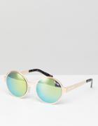 Miss Kg Round Sunglasses - Yellow