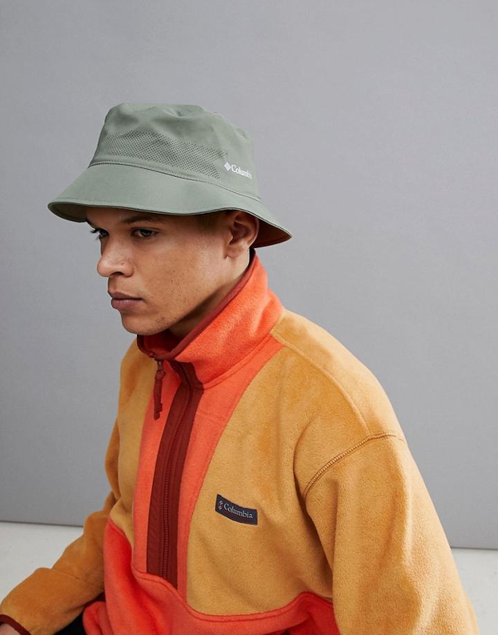 Columbia Silver Ridge Bucket Hat In Green - Green