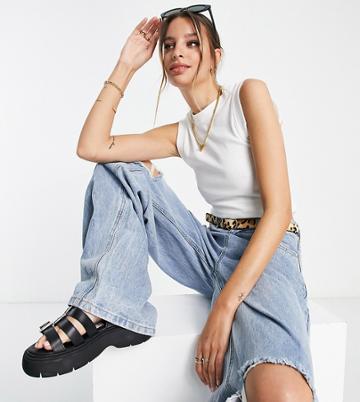 Topshop Tall Tank In White