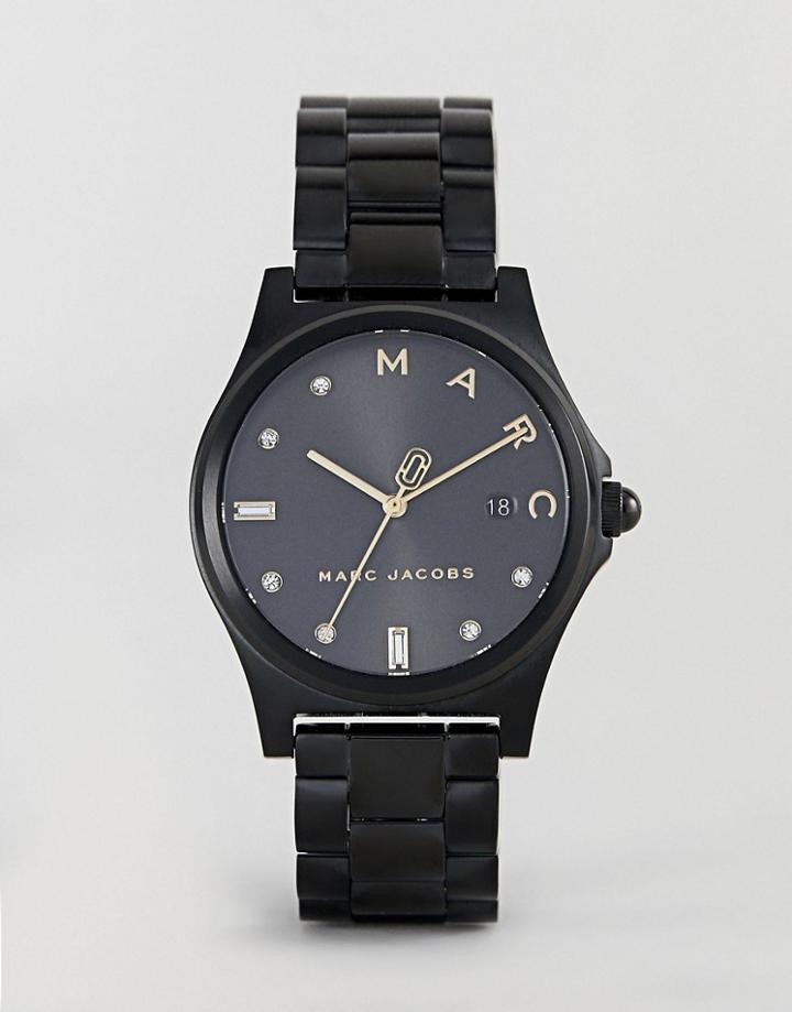 Marc Jacobs Mj3601 Henry Bracelet Smart Watch In Black 36mm - Black