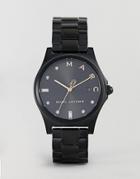 Marc Jacobs Mj3601 Henry Bracelet Smart Watch In Black 36mm - Black