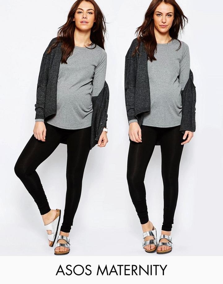 Asos Maternity Full Length Legging 2 Pack - Black
