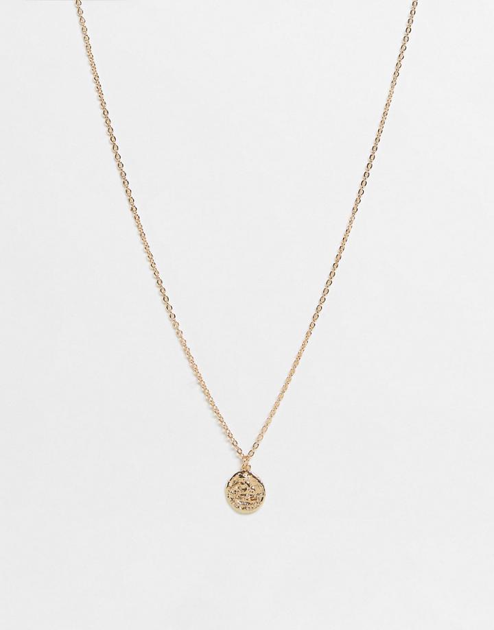 French Connection Gold Pendant Necklace