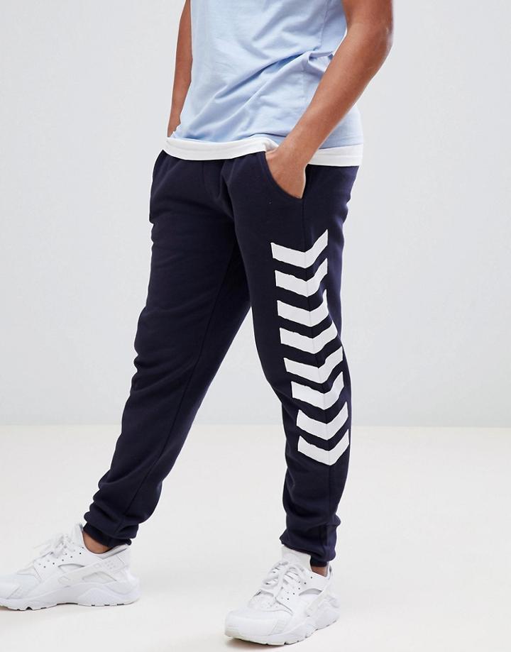 Le Breve Stencil Slim Fit Jogger - Navy