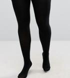 Asos Curve Super Stretch New And Improved Fit Tights 140 Denier Tights - Black