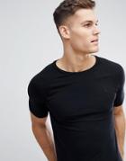 Next Muscle Fit T-shirt In Black - Black