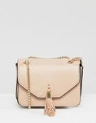 Dune Sassies Micro Chain Tassel Bag - Orange