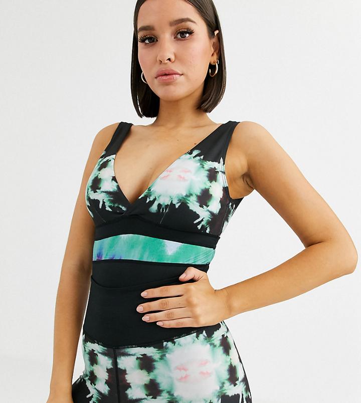 Wolf & Whistle Tie Dye Body In Black