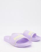 Puma Leadcat Slides In Lilac-purple