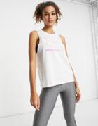 Under Armour Training Sportstyle Graphic Tank In White