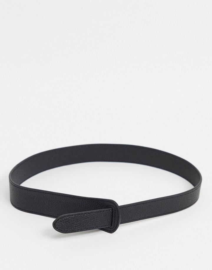 Johnny Loves Rosie Knot Waist Belt In Black