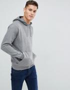 Threadbare Embossed Chest Hoodie - Gray