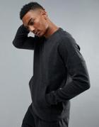 Adidas Athletics Stadium Crewneck Sweater In Black Br5357 - Black