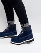 Timberland Classic 6 Inch Suede Boots - Navy