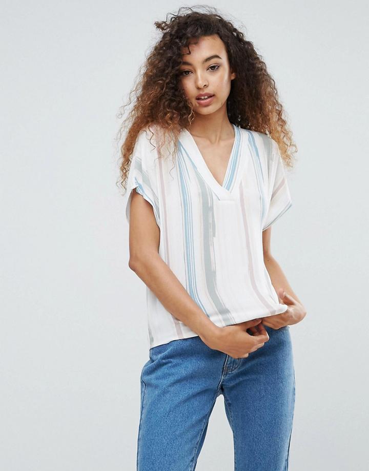 Mbym Abstract Print Top - Multi