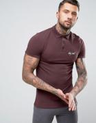 Asos Muscle Polo With Stay Cool Embroidery - Red