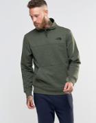 The North Face Sweatshirt With 1/4 Zip In Green - Green