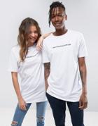 Asos Individuals Unified Longline Unisex T-shirt - White