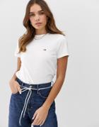 Tommy Jeans Classic Logo Boyfriend T-shirt - White