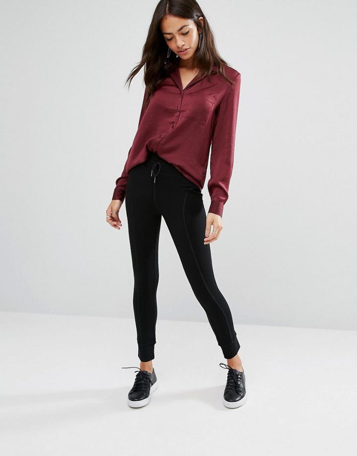 New Look Tie Waist Legging - Black