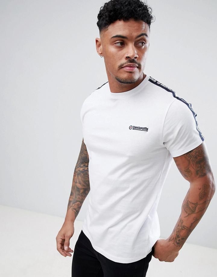 Lambretta Taped T-shirt - White