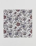 Gianni Feraud Liberty Print Christelle Pocket Square - Red